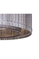 Clear Fluted Glass Chandelier L | Splendido Kore | Oroa.com