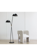 Black Dual-Domed Floor Lamp | Splendido Faven | Oroa.com