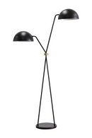 Black Dual-Domed Floor Lamp | Splendido Faven | Oroa.com