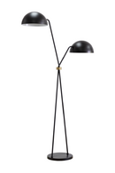 Black Dual-Domed Floor Lamp | Splendido Faven | Oroa.com