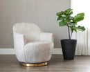 Barrel-Back Swivel Lounge Chair | Splendido Casey