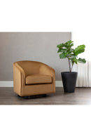 Gold Swivel Lounge Chair | Splendido Hazel | Oroa.com