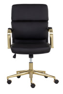 Gold Frame Upholstered Office Chair | Splendido Kleo | Oroa.com
