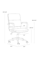 Gold Frame Upholstered Office Chair | Splendido Kleo | Oroa.com