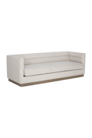 Horizontal-Tufted White Sofa | Splendido Talbot | Oroa.com