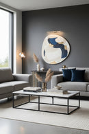 White Polished Marble Coffee Table | Splendido Ellery | Oroatrade.com