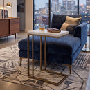 Minimalist Round Concrete Indoor/Outdoor End Table | Splendido Sawyer