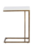 Minimalist Round Concrete Indoor/Outdoor End Table | Splendido Sawyer | Oroa.com