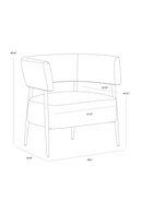 Antique Brass Legs Lounge Chair | Splendido Maestro | Oroa.com