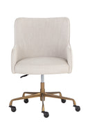 Beige Linen Office Chair | Splendido Franklin | Oroa.com