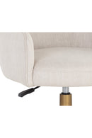 Beige Linen Office Chair | Splendido Franklin | Oroa.com