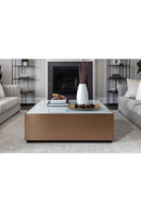 Gold Framed Square Coffee Table | Splendido Shiloh | Oroa.com