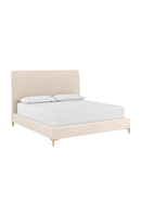 Cream Tufted King Bed | Splendido Harris | Oroa.com