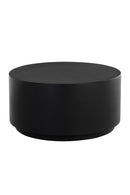 Black Cylindrical Indoor/Outdoor Coffee Table | Splendido Rubin | Oroa.com