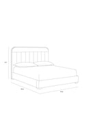 Tufted Headboard King Bed | Splendido Davina | Oroa.com