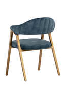 Blue Channeled Back Dining Armchair | Splendido Burgos | Oroa.com