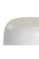 White Concrete Indoor/Outdoor End Table | Splendido Iolite | Oroa.com