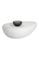White Organic-Shaped Indoor/Outdoor Coffee Table L | Splendido Corvo | Oroa.com