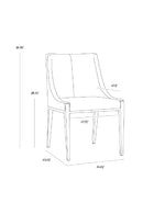 Fabric Upholstered Dining Chair | Splendido Dionne | Oroa.com