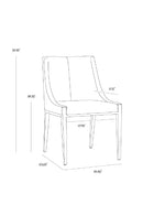 Fabric Upholstered Dining Chair | Splendido Dionne | Oroa.com
