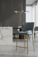 Blue Cutout-Back Counter Stool | Splendido Radella | Oroa.com