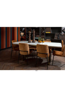 Brown Fabric Dining Chairs (2) | Splendido Zeke | Oroa.com