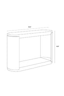 White Concrete Console Table | Splendido Cavette | Oroa.com