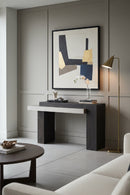 Rectangular Timber-Effect Indoor/Outdoor Console Table | Splendido Herriot | Oroa.com