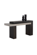 Rectangular Timber-Effect Indoor/Outdoor Console Table | Splendido Herriot | Oroa.com