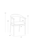 Rubberwood Back Dining Chair | Splendido Giorgio | Oroa.com