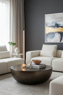 Round Antique Bronze Coffee Table | Splendido Cale