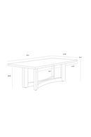 Light Washed Oak Dining Table | Splendido Arezza | Oroa.com