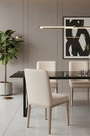 Minimalist Upholstered Dining Chair | Splendido Elisa | Oroa.com