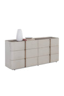 Leather-Look 6-Drawer Dresser | Splendido Jamille | Oroa.com