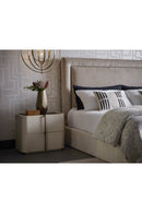 Hospitality furniture - Leather-Look 2-Drawer Nightstand - www.oroatrade.com