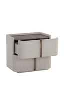 Hospitality furniture - Leather-Look 2-Drawer Nightstand - www.oroatrade.com