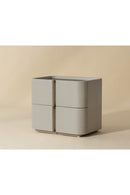Hospitality furniture - Leather-Look 2-Drawer Nightstand - www.oroatrade.com