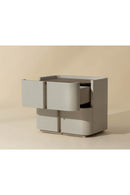 Hospitality furniture - Leather-Look 2-Drawer Nightstand - www.oroatrade.com