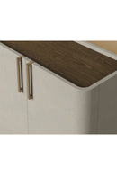 Cream Leather 4-Door Sideboard | Splendido Jamille | Oroa.com
