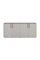 Cream Leather 4-Door Sideboard | Splendido Jamille | Oroa.com