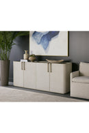 Cream Leather 4-Door Sideboard | Splendido Jamille | Oroa.com