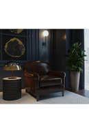 Sculpted Leather Lounge Chair | Splendido Bastoni | Oroa.com