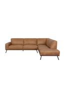 Brown Leather Chaise Sofa | Splendido Brandi | Oroa.com