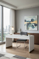 Hospitality furniture - Curved Wood Desk - www.oroatrade.com