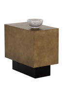 Rectangular Brass Side Table | Splendido Blakely | Oroa.com
