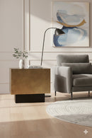 Rectangular Brass Side Table | Splendido Blakely | Oroa.com