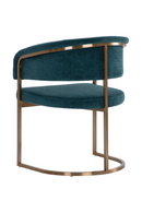 Teal Fabric Cantilevered Dining Chair | Splendido Marris | Oroa.com