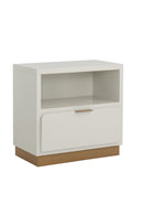 Rectangular Cream Bedside Table | Splendido Jenkins | Oroa.com