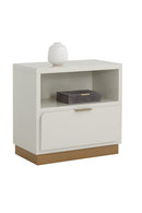 Rectangular Cream Bedside Table | Splendido Jenkins | Oroa.com