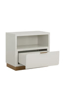 Rectangular Cream Bedside Table | Splendido Jenkins | Oroa.com